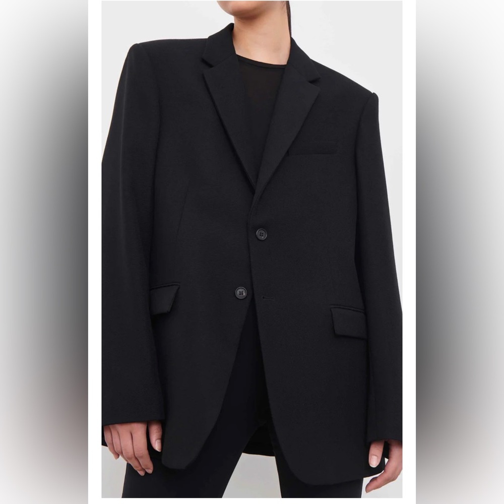 Gorgeous oversized single breasted Wardrobe NYC blazer worn once